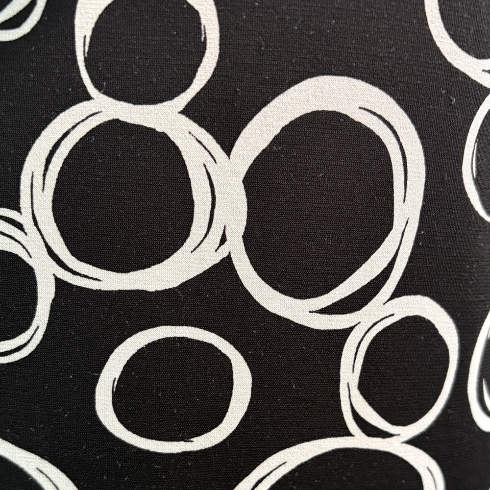 Chico's Monochrome Circle Pattern Blouse - image 3